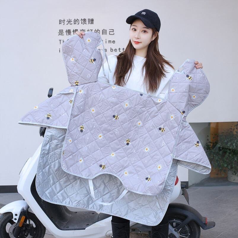 夏季电动车防晒神器挡风罩新款挡风衣夏天防晒披挡风被超薄摩托车