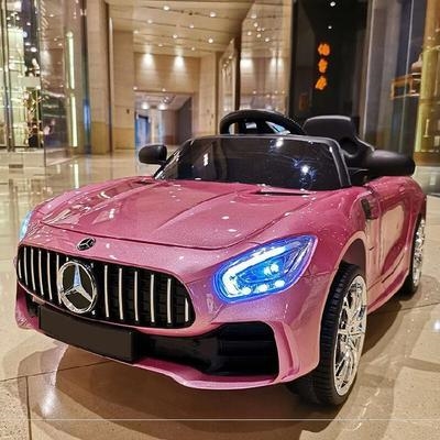 公主款骑商场玩具车便携儿童车小型遥控车可坐轻便汽车男孩加厚