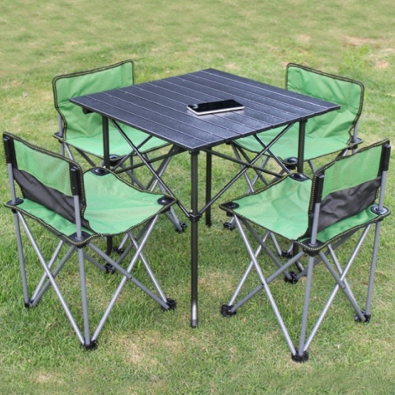 折叠桌夜市摆摊户外桌子家用餐桌椅便携式地推组合自驾游露营烧烤