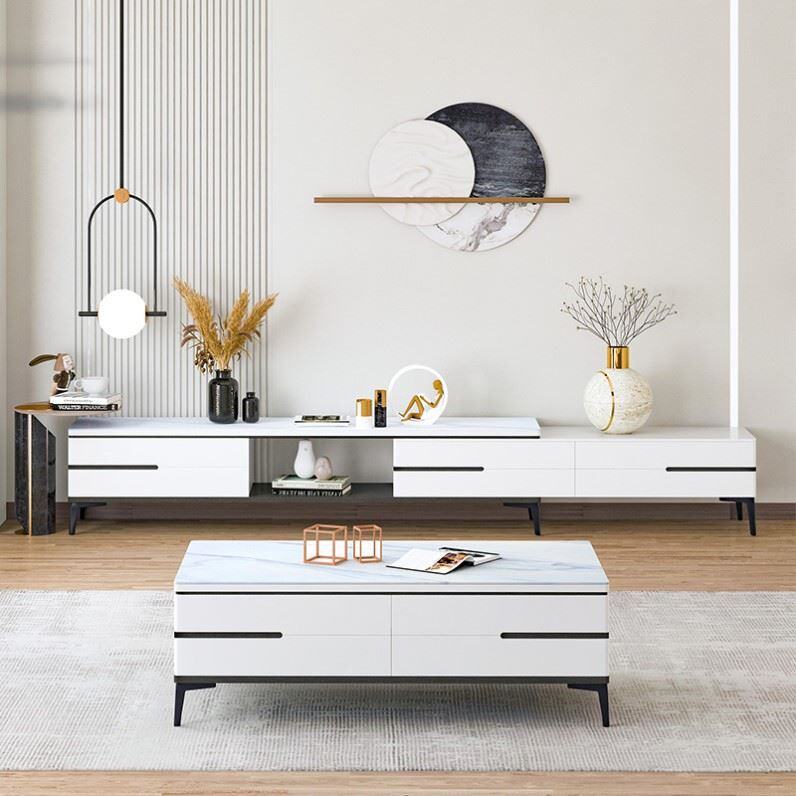 电视柜高级感小户型客厅家用网红轻奢北欧风现代简约家具套装极简