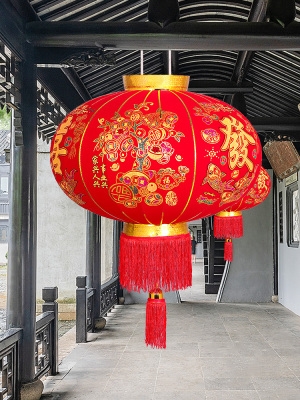 饰大红阳台春节挂户外灯灯笼大门乔迁过年新年小2020布置装鼠年