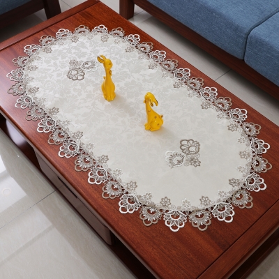 茶几垫布欧式田园图片