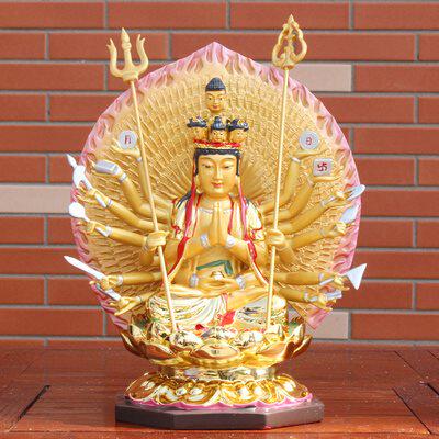 特价千手千眼观音佛像_千手观音娘娘佛像观自在寺庙店铺家用b摆件千手