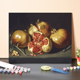 数字油画diy填充西班牙普拉多美术馆典藏名画水果蔬菜涂色装饰画