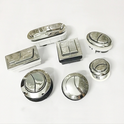 通用马桶圆形按钮老式抽水水箱方形按钮坐便器配件椭圆双按按键