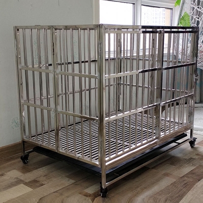 拉布拉多狗笼子大型犬不锈钢