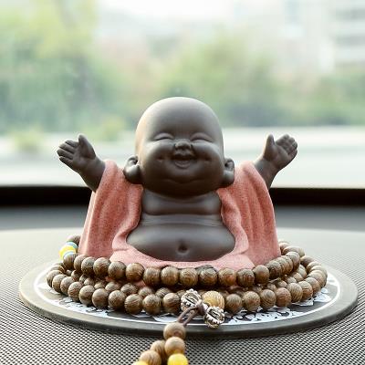 小号招财弥勒佛z车载汽车摆件开心佛祝福保平安车内车载车上装饰
