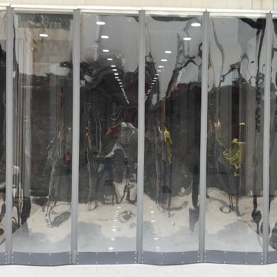 (今日8.5折)超市挡风门帘防走冷隔断帘夏天空调皮门帘z透明软自吸冷气