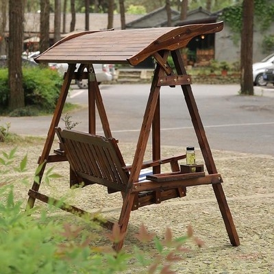 木大人摇椅阳台双人外花园秋千室内吊篮椅子秋千千秋荡秋千椅吊椅