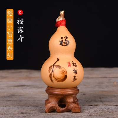 精品小葫芦烙画图片