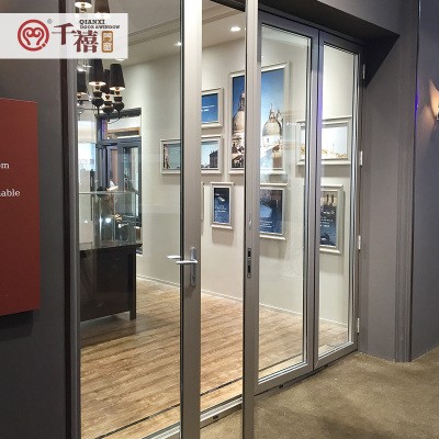 大折叠门厨房阳台门q客厅商铺推拉门隔断玻璃门铝合金门移门吊趟