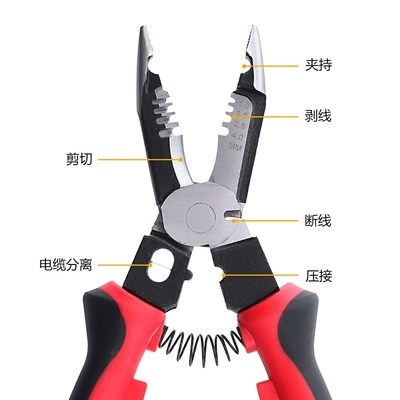 端子钳使用方法图解图片