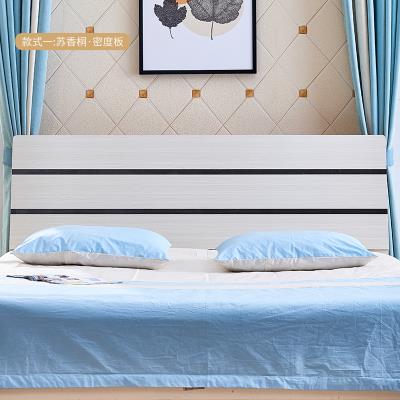 新品免漆床头仿实木床头板经济简约旅馆单人靠背板1.8米双人床屏