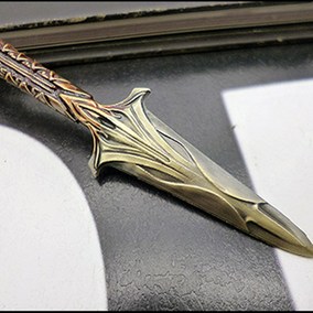 刺客信条a奥德赛列奥尼达斯之矛钥匙扣游戏周边挂件饰品武器摆件