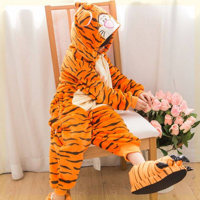 动物睡衣连体冬成人