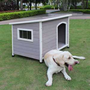 大型金毛别墅狗窝户外室内防腐超大型犬舍防雨实木防晒宠物房子