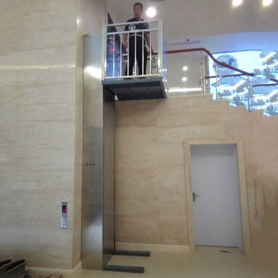 无障碍电梯残疾人升降机复式阁楼家用别墅电梯固定液压升降平台
