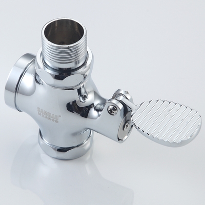 脚踩式冲水阀蹲便器脚踏开关厕所蹲坑大便池冲洗延时配件门卫生间