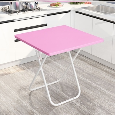 简易折叠桌便携正方形餐桌摆摊桌家用吃饭桌子小方桌阳台洽谈方桌