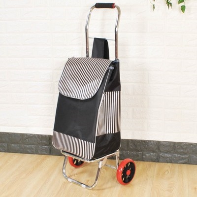 买菜车小p拉车家用购物车爬楼折叠拉杆车老人不锈钢手拉车轻便拖