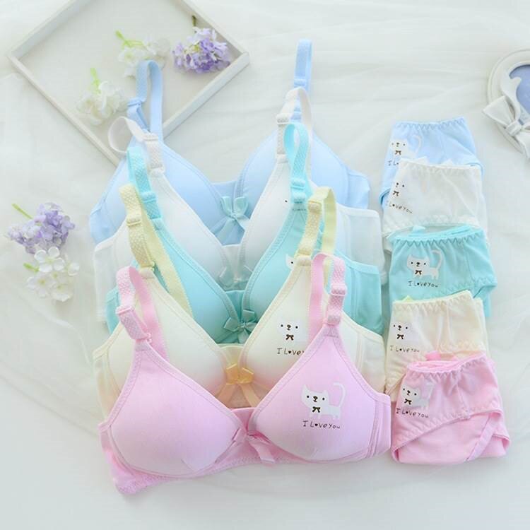 初中女生内衣套装_中学生文胸14岁少女内衣内裤套装15初中生16高中