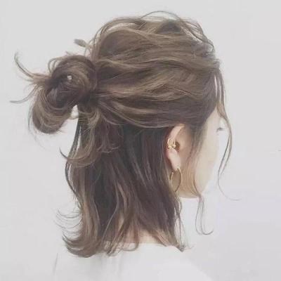 【假发时尚女半丸子头图片】假发时尚女半丸子头图片大全_好便宜网