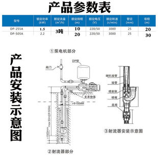 自吸泵高吸程家用吸水泵220v20大吸程30米抽水泵大吸力深井水泵|