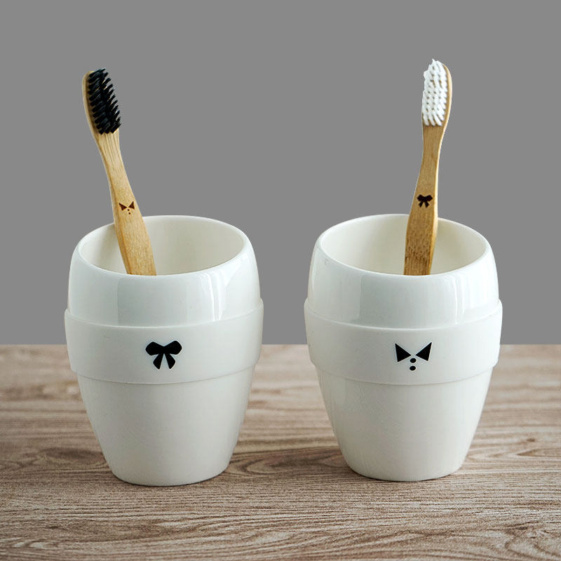 情侣牙缸杯创意可爱欧式