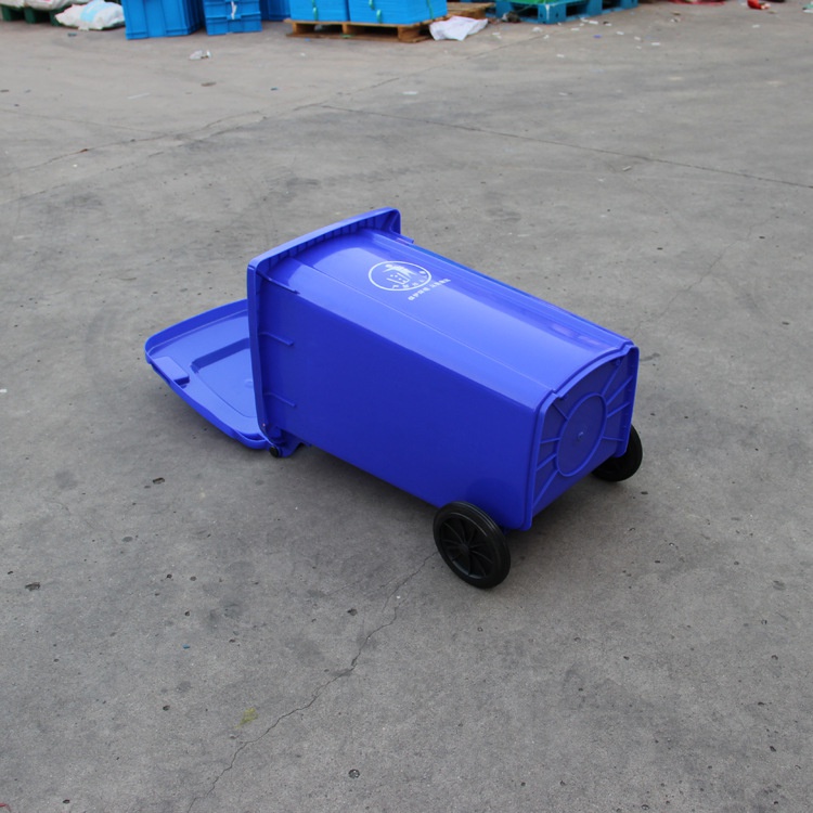 小区环卫塑料垃圾桶带轮垃圾桶100o升户外垃圾桶滚轮垃圾桶