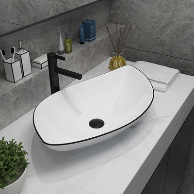 家用艺术洗手盆创意陶瓷卫生间脸盆台盆轻奢风单盆台上盆