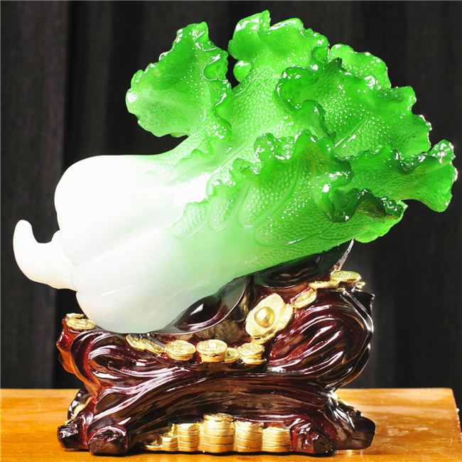 摆件玉白菜大号图片】开业礼物招财摆件玉白菜大号图片大全_好便宜网