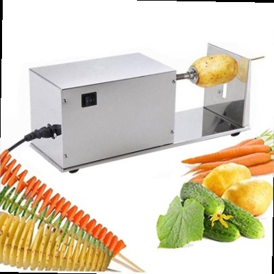 电动螺旋切薯片机薯塔机g商用不锈钢拉伸龙卷风旋转土豆机