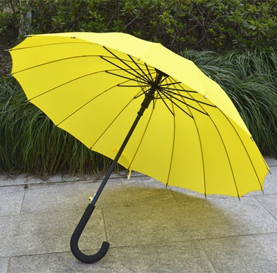 2￥122.2(1折)已售0雨中想你长柄雨伞黄色韩版