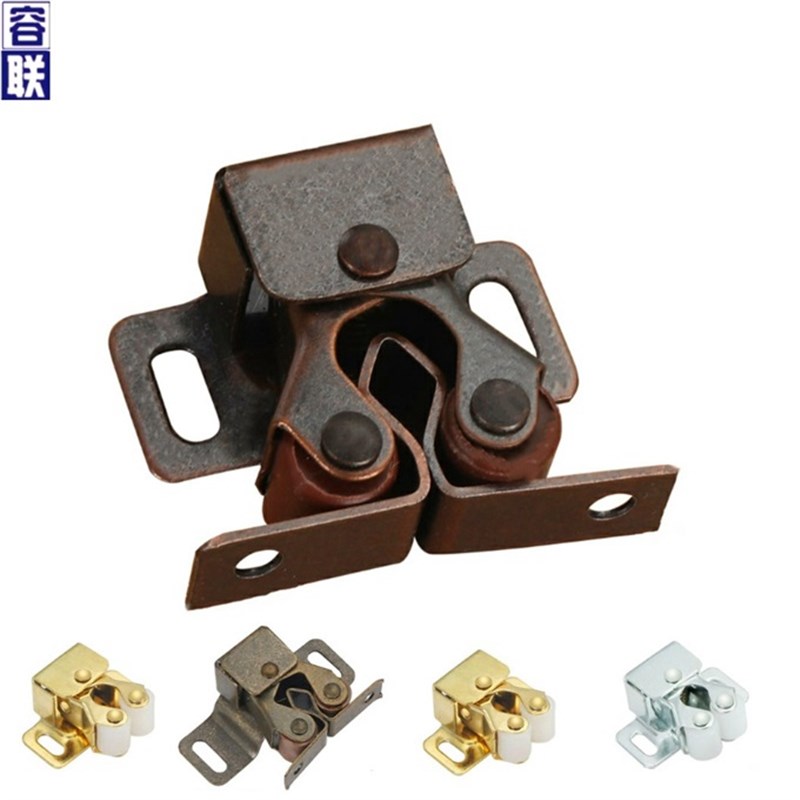 柜门碰珠衣柜门厨柜鞋q柜卡扣老式柜门家具配件强力门夹扣家装