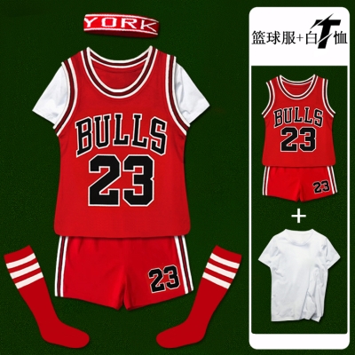 儿童篮球服套装男女童宝m宝幼儿园球服夏季短袖球衣定制男孩表演