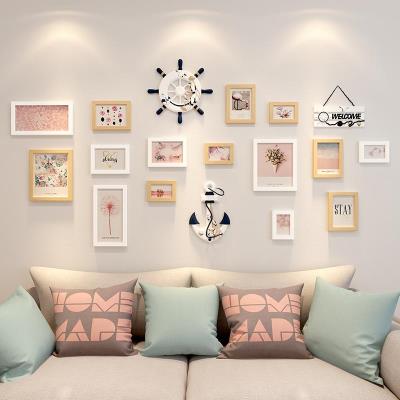 简易相片架挂m式耐用客厅沙发装饰照片背景墙相框床头室内个性悬