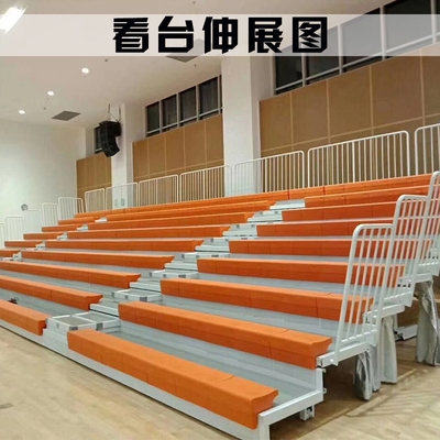 篮球场伸缩看台体育馆移动电观众座椅固定活动室内外折叠剧场礼堂
