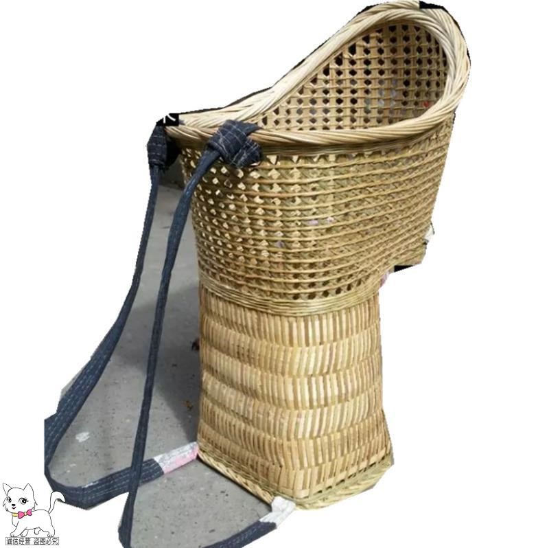 背篓竹编婴儿小孩背宝z宝的背篓后背式背楼娃娃出门竹编背娃神器