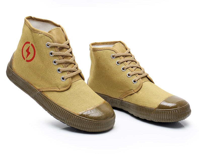 电工鞋绝缘鞋帆布耐磨图片