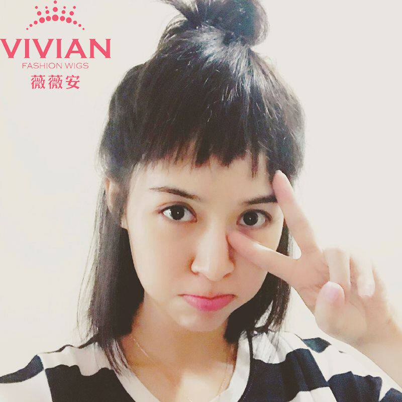 假发狗啃式刘海片不规则头帘cos二次元隐形无痕假刘海vl37
