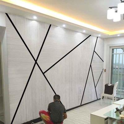 格栅板自粘方形木线条中式装饰条玄关餐厅客厅背景墙线条画框镜框