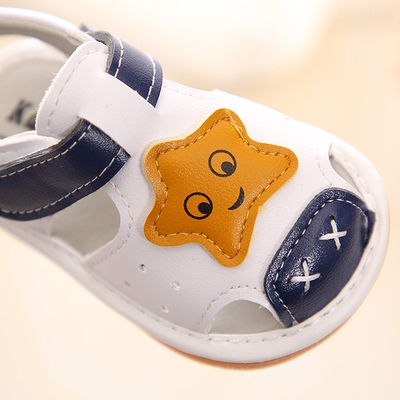 牛筋底宝宝叫叫鞋凉鞋图片