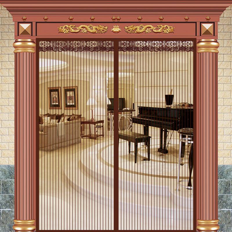 纱窗隔断加密软纱门挡苍蝇蚊子门帘夏季防蚊沙门家用大门纱窗帘