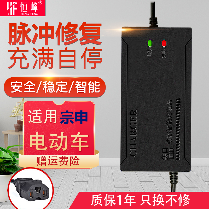 宗申电动车电瓶充电器48v12ah60v20ah72v32ah电车三轮