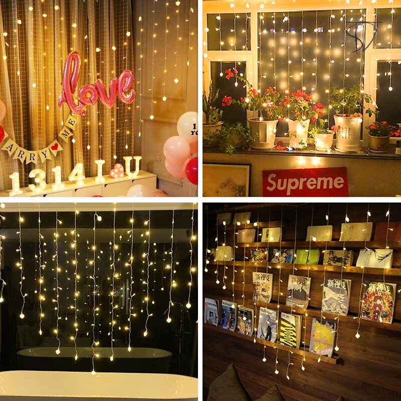 一折装饰彩灯室内背景墙