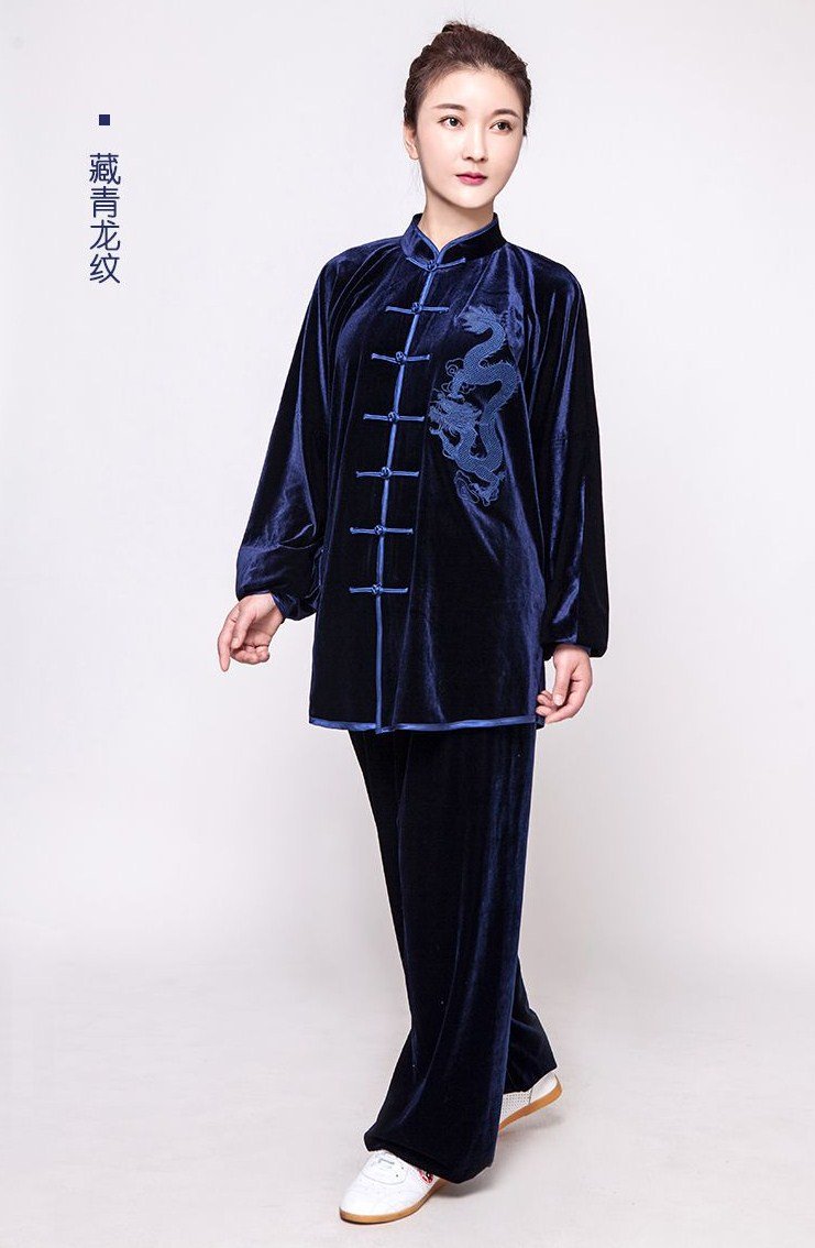 金丝绒太极服大全样品图片