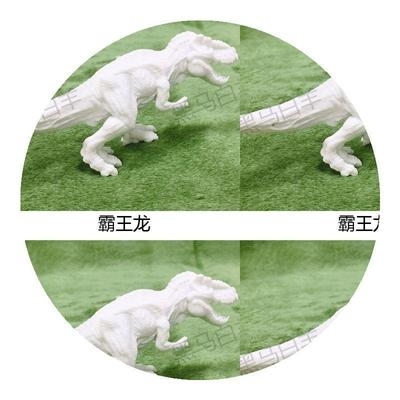 涂鸦恐龙模型动手娃娃制作石膏颜色骨架填色白色恐龙y白模上色模