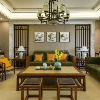 电视背景花格现代图片