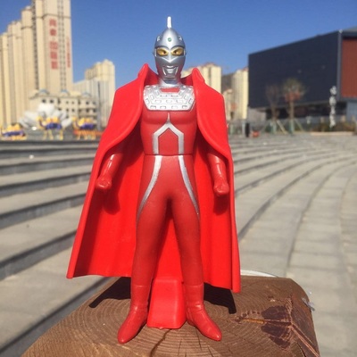 奥特曼软胶人偶玩具迪迦盖亚s初代泰罗捷德艾克斯欧布赛文披风