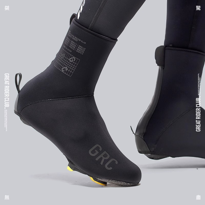 GRC桀骜无尽骑行服冬季0度防风雨反光保暖装备自行车锁鞋骑行鞋套